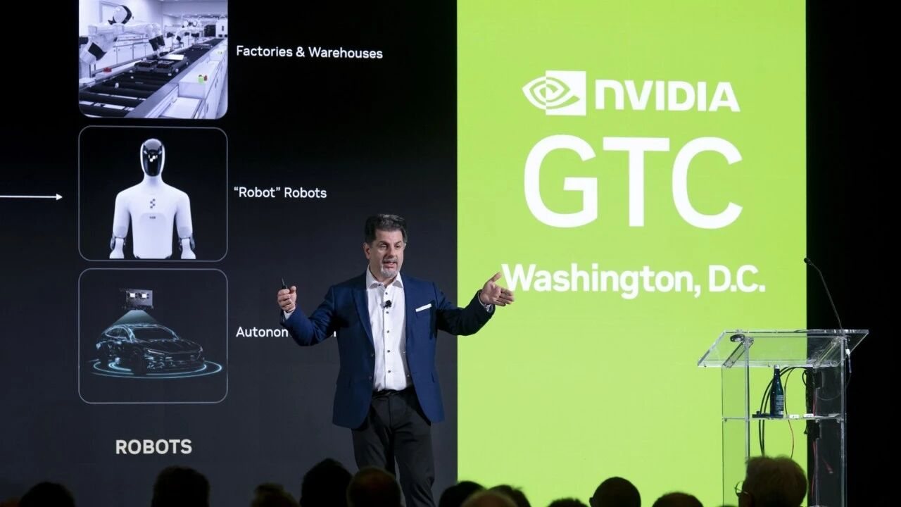NVIDIA GTC华盛顿DC会场的机器人主题分享